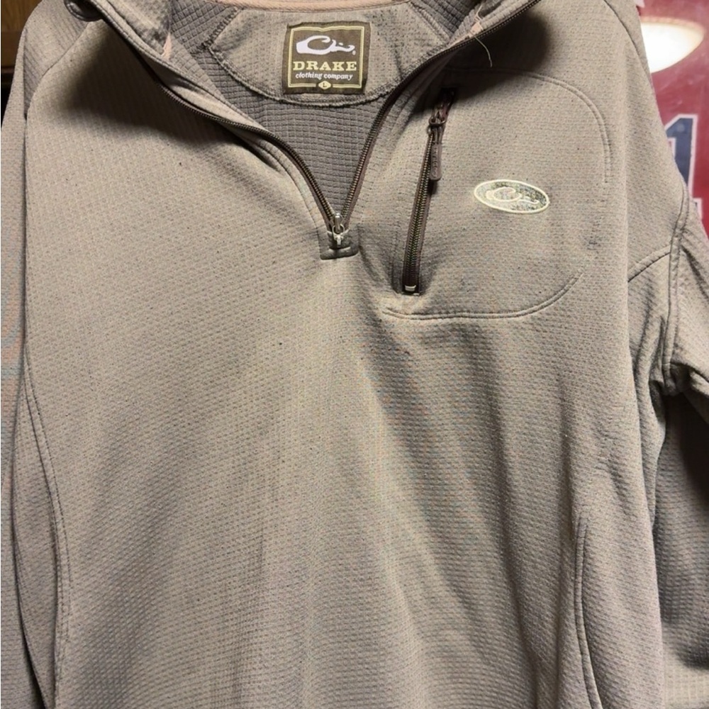 Drake Charcoal Quarter-Zip Sweater